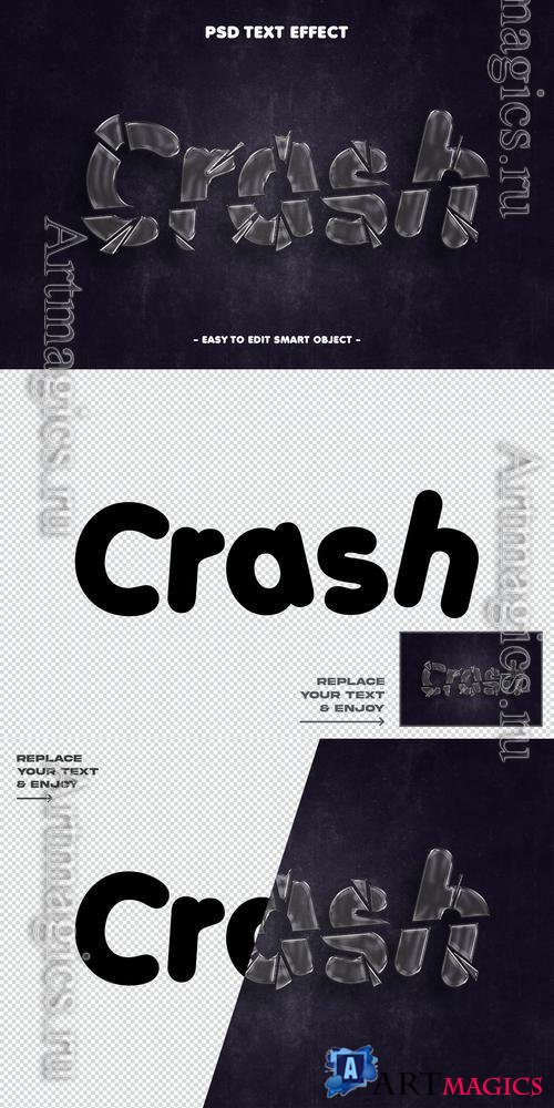 Crash Editable Psd Text Effect