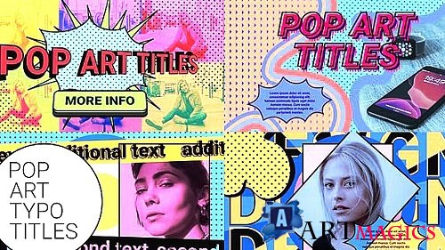 Pop Art Typography 1065450 - Project for After Effects