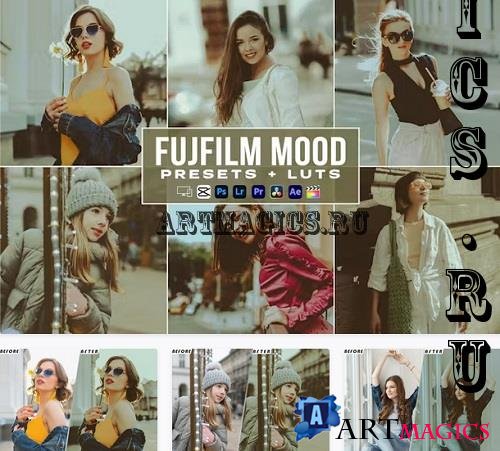 Fujfilm Moody Presets And luts Videos Premiere Pro - 2HW4WSV