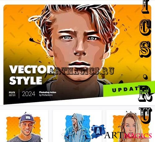 Vector Style Photoshop Action - E8579EB