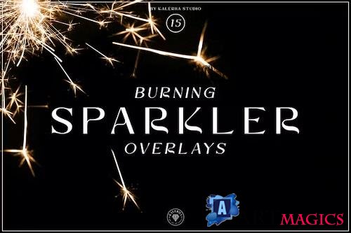 Burning Sparkler Overlays - SB8YBYU