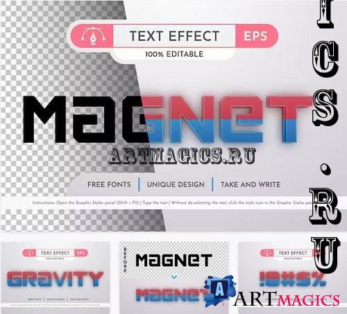 Magnet - Editable Text Effect - 91925835