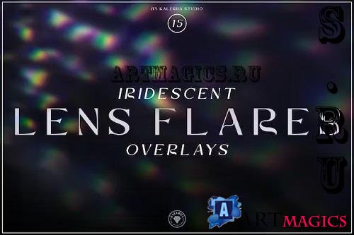 Iridescent Lens Flares Overlays - 9LZ6QNP
