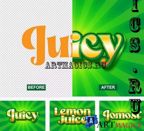 Juicy Text Effect - TMJDEKT