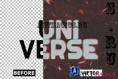 Blur Text Effect - E5PE54J