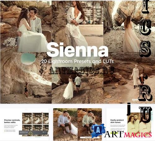20 Sienna Lightroom Presets and LUTs - 92044114