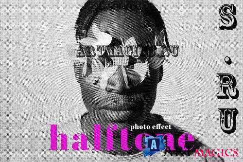 Halftone Duotone Photo Effect Template - T4LHZB3