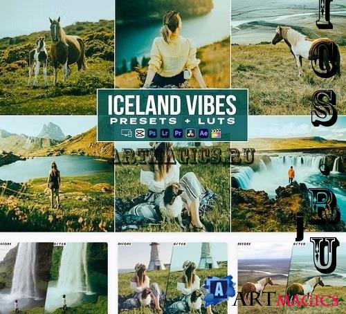 Iceland Vibes Presets - luts Videos Premiere Pro - XMHQZP6