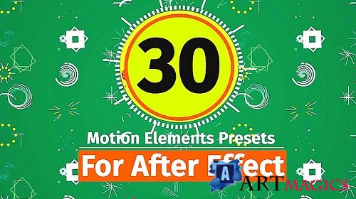 30 Motion Elements - Preset Pack 40641 - After Effects Presets