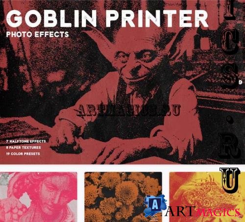 Goblin Printer - Halftone Effects - 92049165