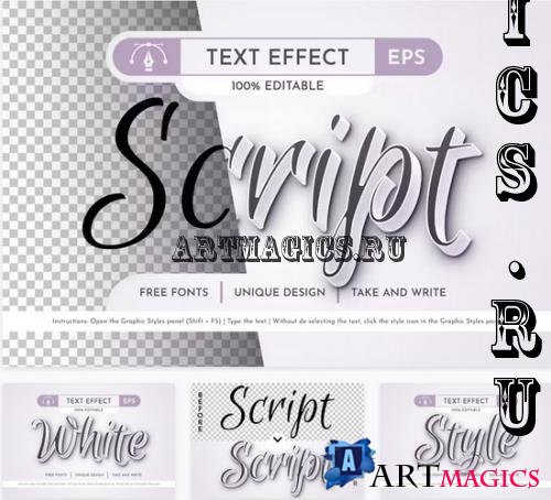 Script Editable Text Effect - 92006789