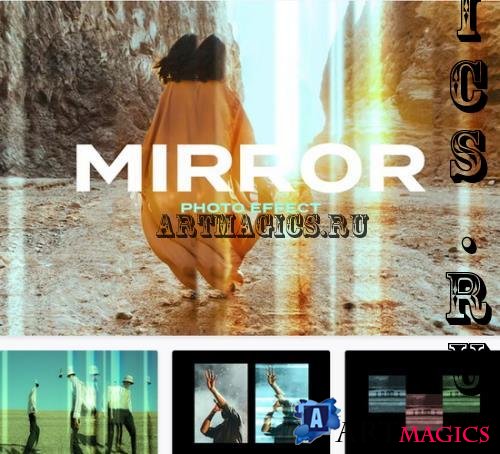Fractal Mirror Photo Effect - 92074915