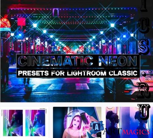 Cinematic Neon Presets for Lightroom Classic - JJW7DAZ