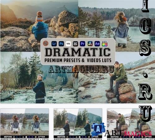Dramatic Travel Luts Video Presets Mobile Desktop - GR2CS59