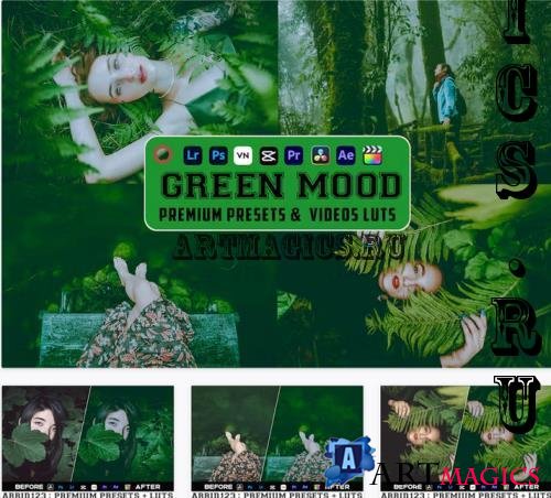 Green Mood Luts Video & Presets Mobile Desktop - ULLHD5F