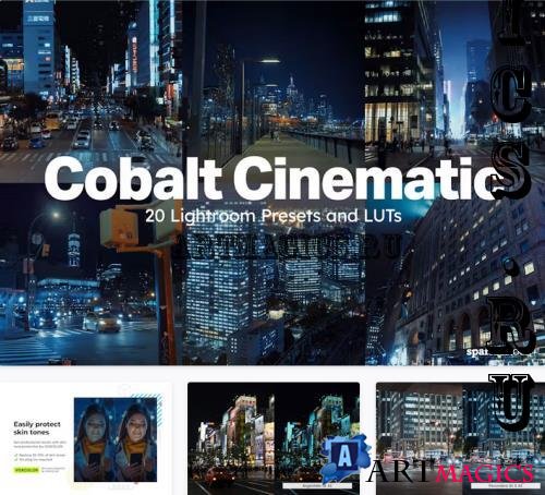 20 Cobalt Cinematic Lightroom Preset - 92076652