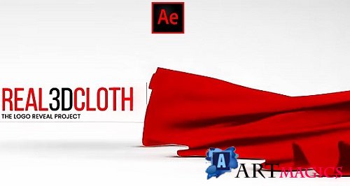 Real 3d Cloth Logo Reveal 2306796 - Project for After Effects 