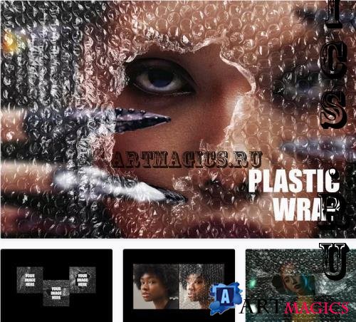 Bubble Plastic Wrap Photo Effect - 92464947