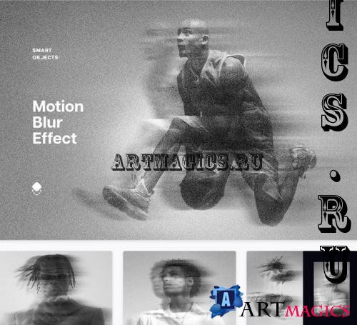 Grunge Motion Photo Effect - 92198714