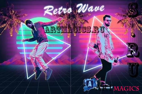Retro Wave Photo effect - EP2B5RP