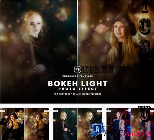 Bokeh Light Photo Effect - E8GYUMW