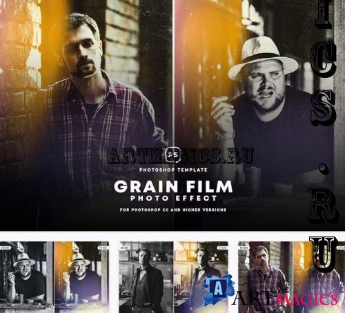 Grain Film Photo Effect - QM7R3SU