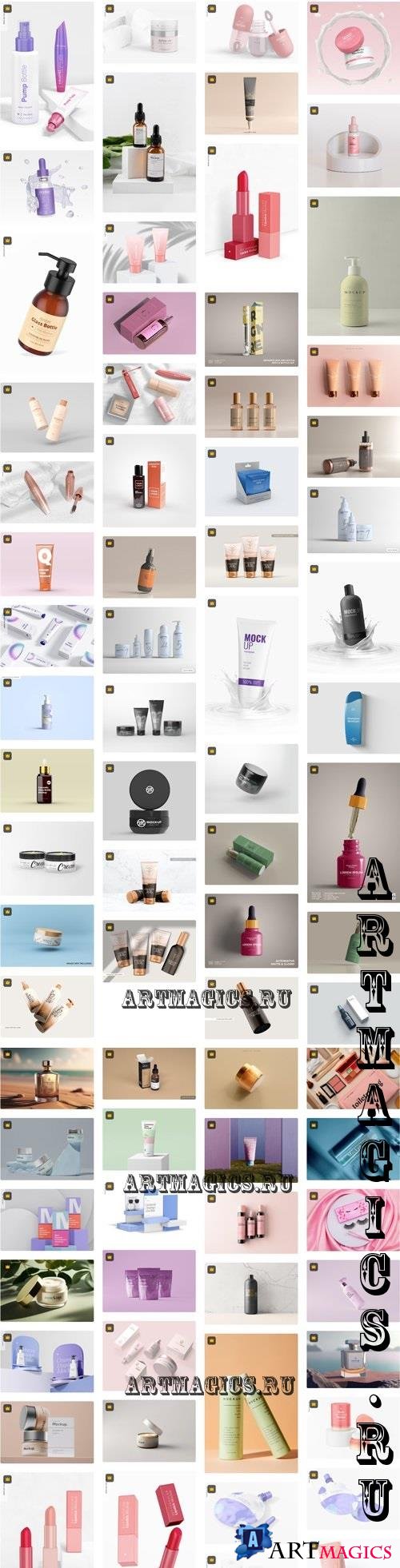 Cosmetics Premium Mockup Collections