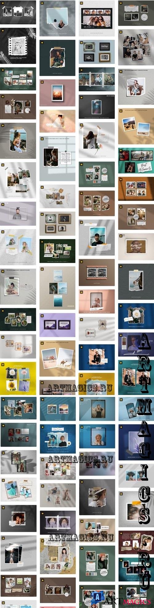 Photo Frame Mockup Premium Mockup Collections