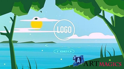 Nature Parallax Logo Reveal 1439640 - Project for After Effects
