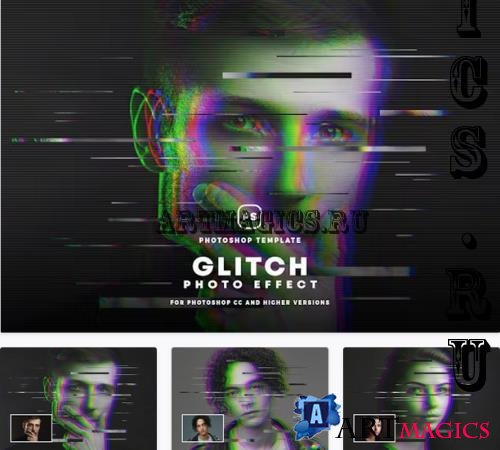 Glitch Photo Effect - MZ8U8FH