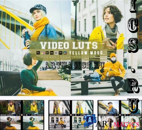 Yellow Mood Preset Luts Video Editing Premiere Pro - 5LA99AR