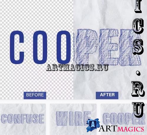 Cooper Scribbles Text Effect - B2LC7UT