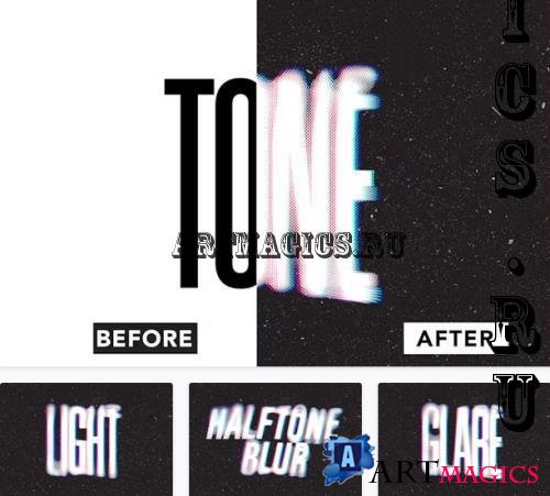 Halftone Blur Text Effect - QDLTMH2