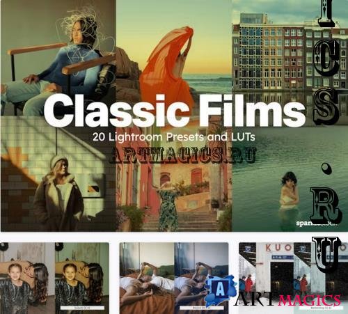 20 Classic Films Lightroom Presets LUTs - 92499803