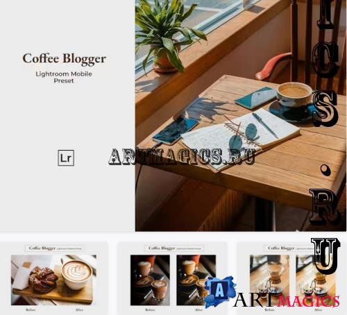 Coffee Blogger Lightroom Mobile Preset - GA3B6MC