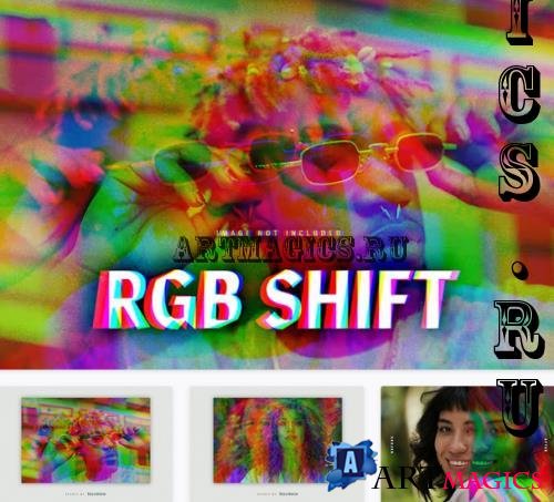 RGB Split PSD Photo Effect - ZQFBRD8