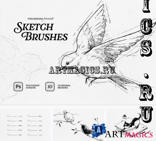 Sketch Brushes for Photoshop - 92539150