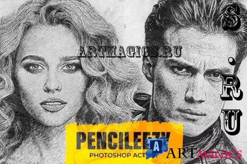 Pencileezy Photoshop Action - 92561745