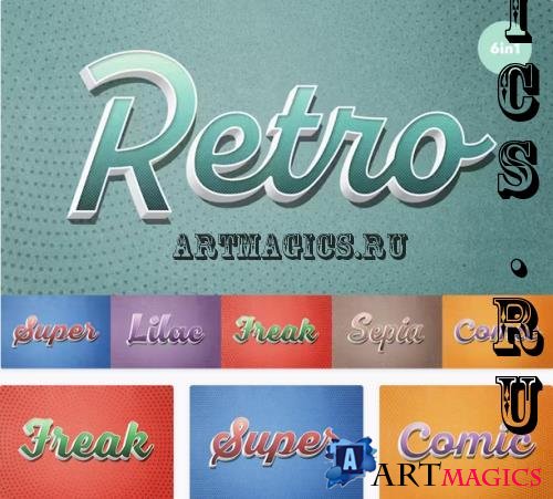 Vintage Comic Text Effects - 92559490