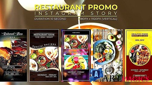 Restaurant Promo - Instagram Story 421238 - Project for After Effects