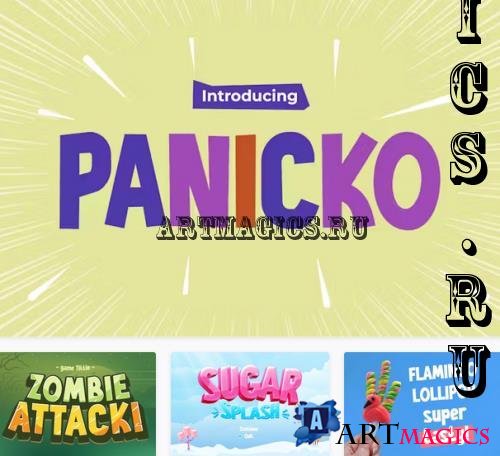 Panicko - Playfulness Kids Font - 92523508