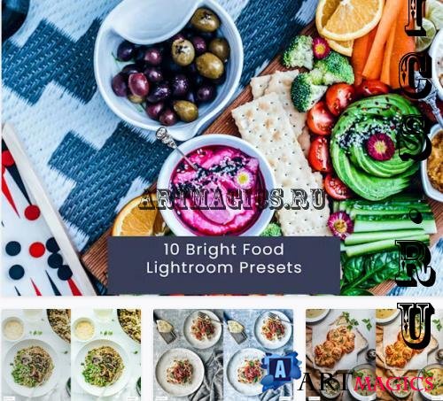 10 Bright Food Lightroom Presets - 3GGBRGD