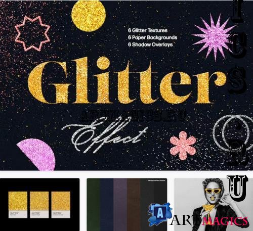 Sparkling Glitter Text & Logo Effect - 99936636