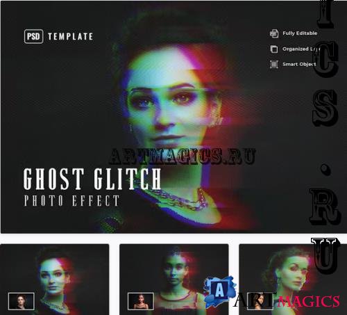 Ghost Glitch Photo Effect - UP8ERK9