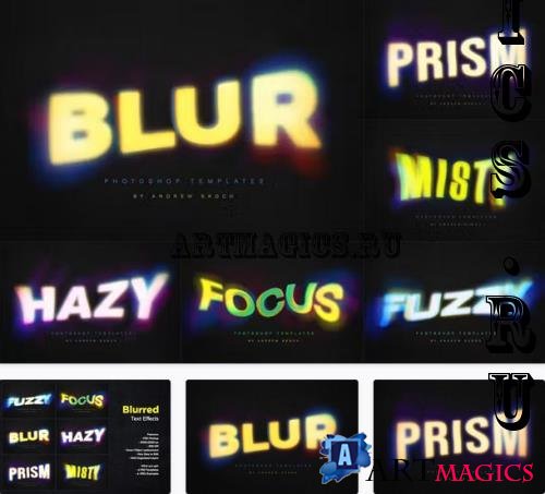 Gradient Blurred Text Effect - HWARGJ2