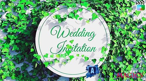 Videohive - Botanical Leaves Wedding Invitation 52026185 - Project For Final Cut & Apple Motion