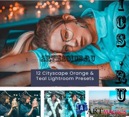 12 Cityscape Orange & Teal Lightroom Presets - BJPTFHS