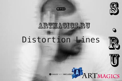 Distortion Lines Photo Effects - WS487NM