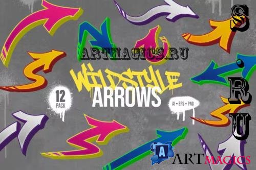 Wildstyle Graffiti Arrows Pack - 139897614