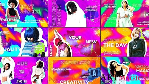 Videohive - Psychedelic Fashion Scenes 51948922 - Project For Final Cut & Apple Motion